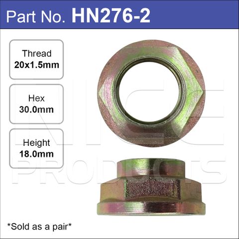 Hub Nuts Pair