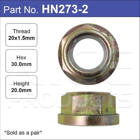 Hub Nuts Pair