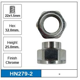 Hub Nuts Pair