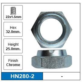 Hub Nuts Pair