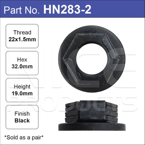 Hub Nuts Pair