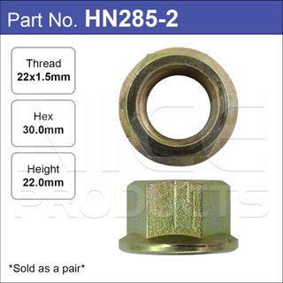 Hub Nuts Pair