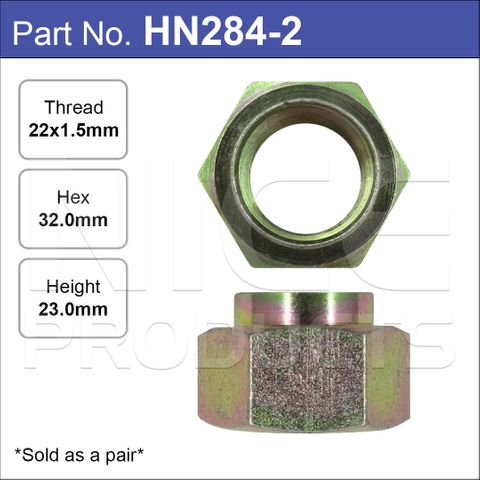 Hub Nuts Pair