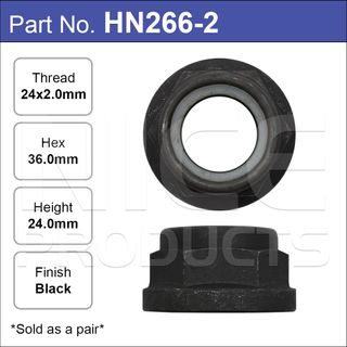 Hub Nuts Pair