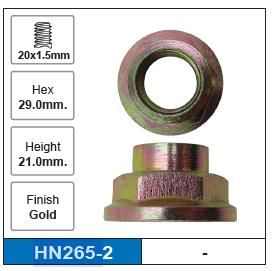 Hub Nuts Pair