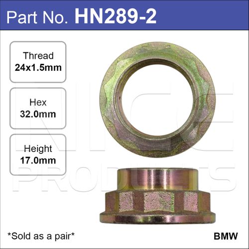 Hub Nuts Pair