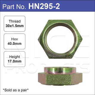 Hub Nuts Pair