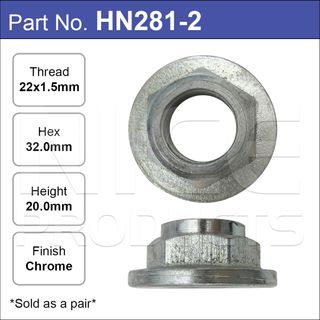 Hub Nuts Pair