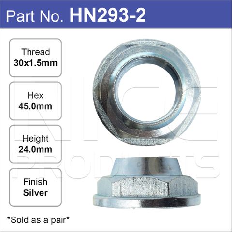 Hub Nuts Pair