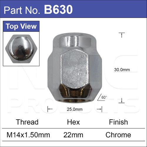Chrome Nut