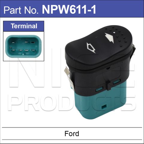 Power Window Switch Single Button