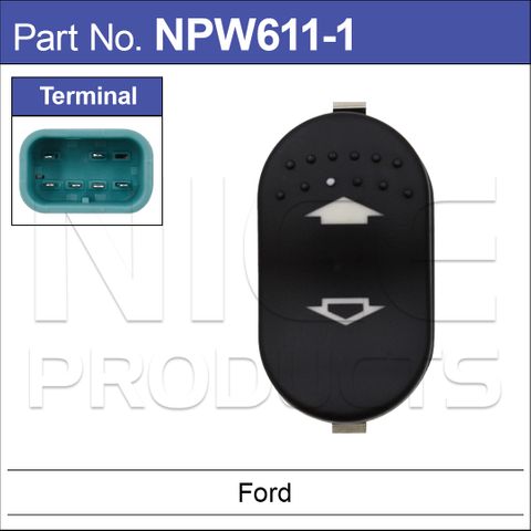 Power Window Switch Single Button