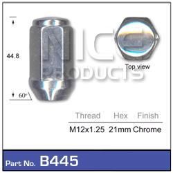 Chrome Nut pk100