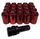 RED  Allen Key Nuts pk20