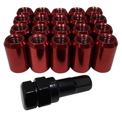 RED  Allen Key Nuts pk20