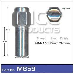Mag Wheel Nuts pk25