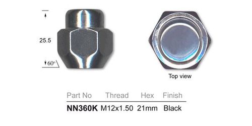 Wheel Nuts pk50