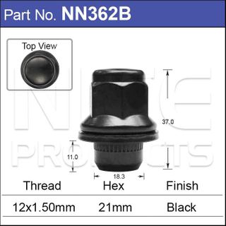 Wheel Nuts pk50