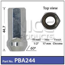 Open Ended Nuts pk25