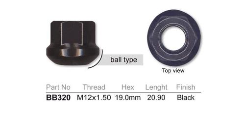 Wheel Nuts pk100