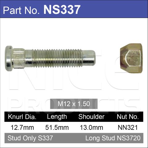 Wheel Stud & Nut