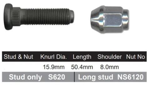 Wheel Stud & Nut