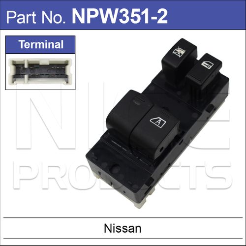 Power Window Switch Navara 2 Windows