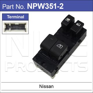 Power Window Switch Navara 2 Windows