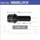 Black Lock Nuts