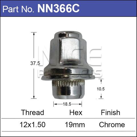 Jaguar Wheel Nuts pk50