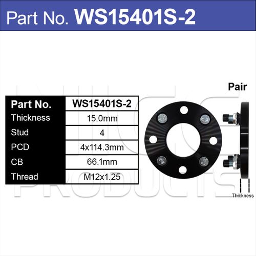 Wheel Spacer 15mm Thick