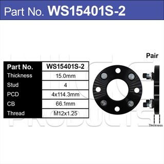 Wheel Spacer 15mm Thick