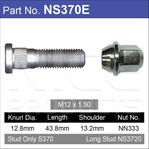 Wheel Stud & Nut