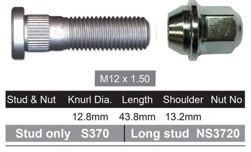 Wheel Stud & Nut
