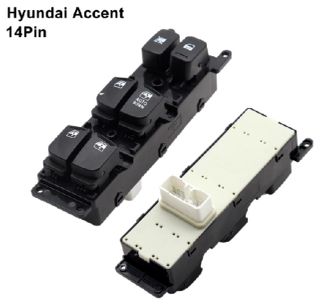 Hyundai Accent 4 Door Power Window Switch