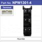 Hyundai Accent 4 Door Power Window Switch