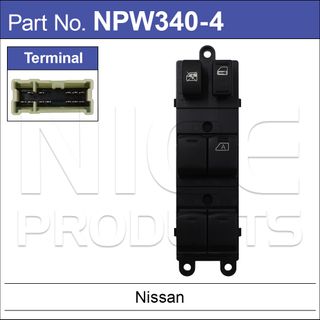 6 Button 4 Window Power Window Switch