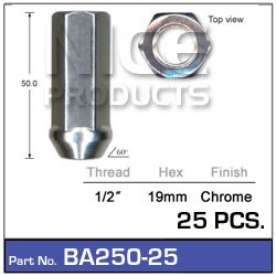 Chrome Nuts (25)