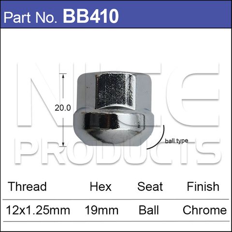 Ball Seat Wheel Nut