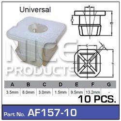 Fasteners Pkt 10