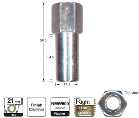 Wheel Nuts pk4