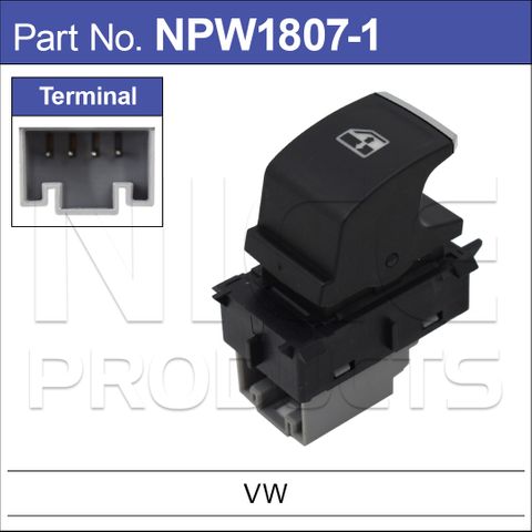 Single Power Window Switch