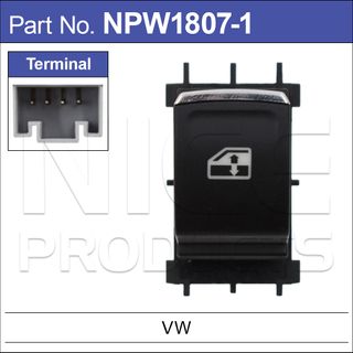 Single Power Window Switch