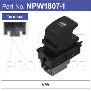 Single Power Window Switch