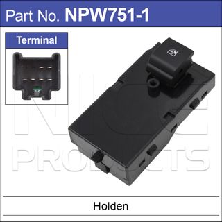 Single Power Window Switch