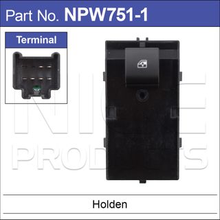 Single Power Window Switch