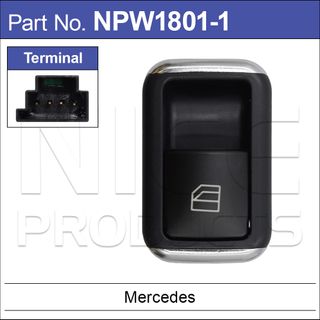 Single Power Window Switch