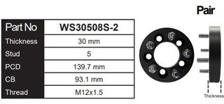 Wheel Spacers (Pair)