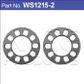 Wheel Spacers (Pair) 12mm 5 Stud