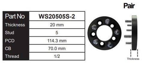 Wheel Spacers (Pair)